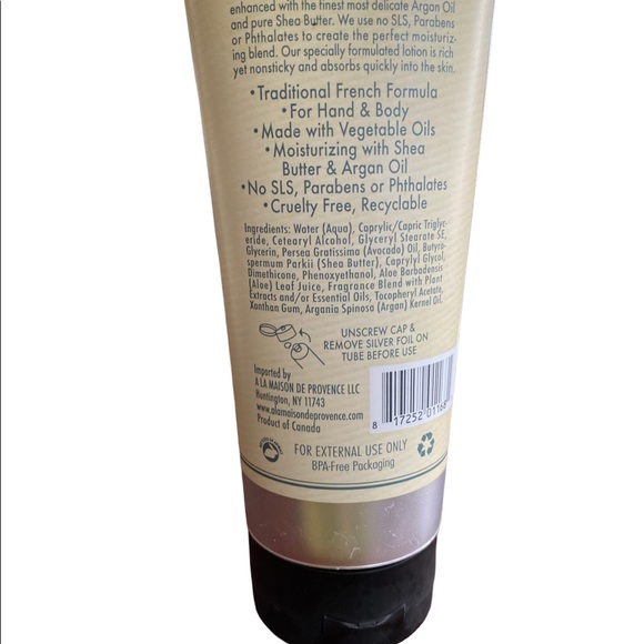 A La Maison De Provence Fresh Sea Salt Hand & Body Lotion 8 oz Cruelty Free - Picture 3 of 3